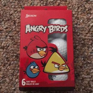 Srixon angry birds gold balls 6
